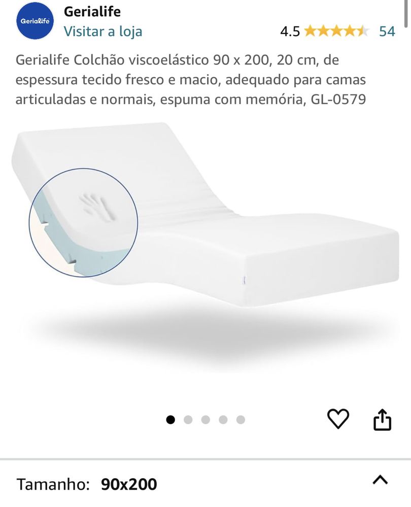 Cama articulada eletrica