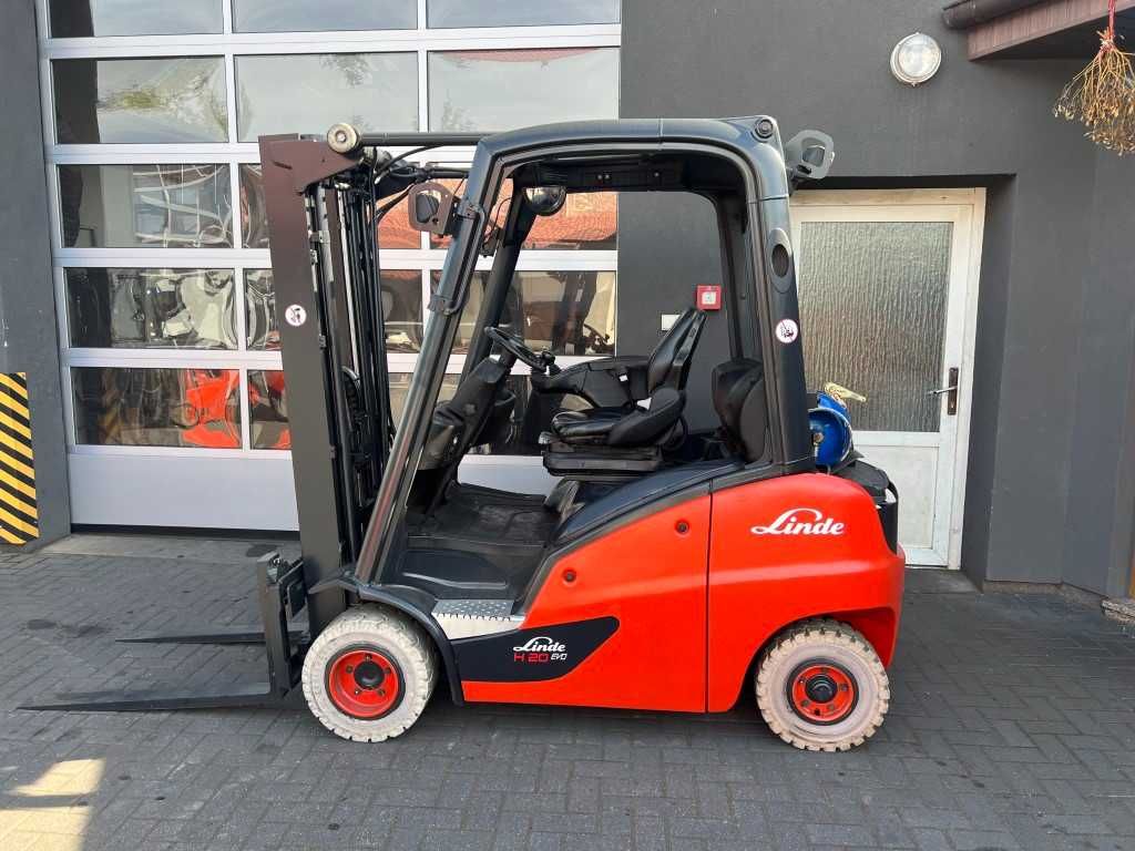 Wózek widłowy Linde H20T-01 2016 rok TRIPLEX WOLNY SKOK 376