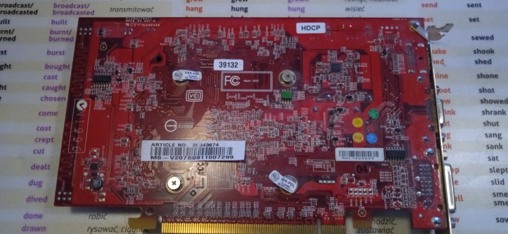 Karta Graficzna MS-V207B V207 Geforce GT240 512MB