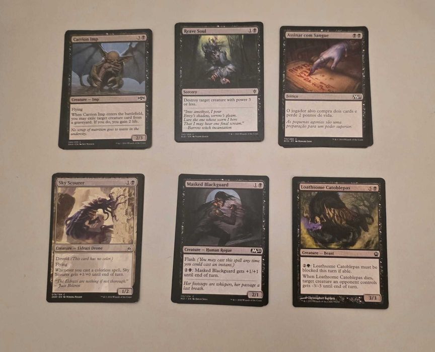 Cartas Magic - Pretas