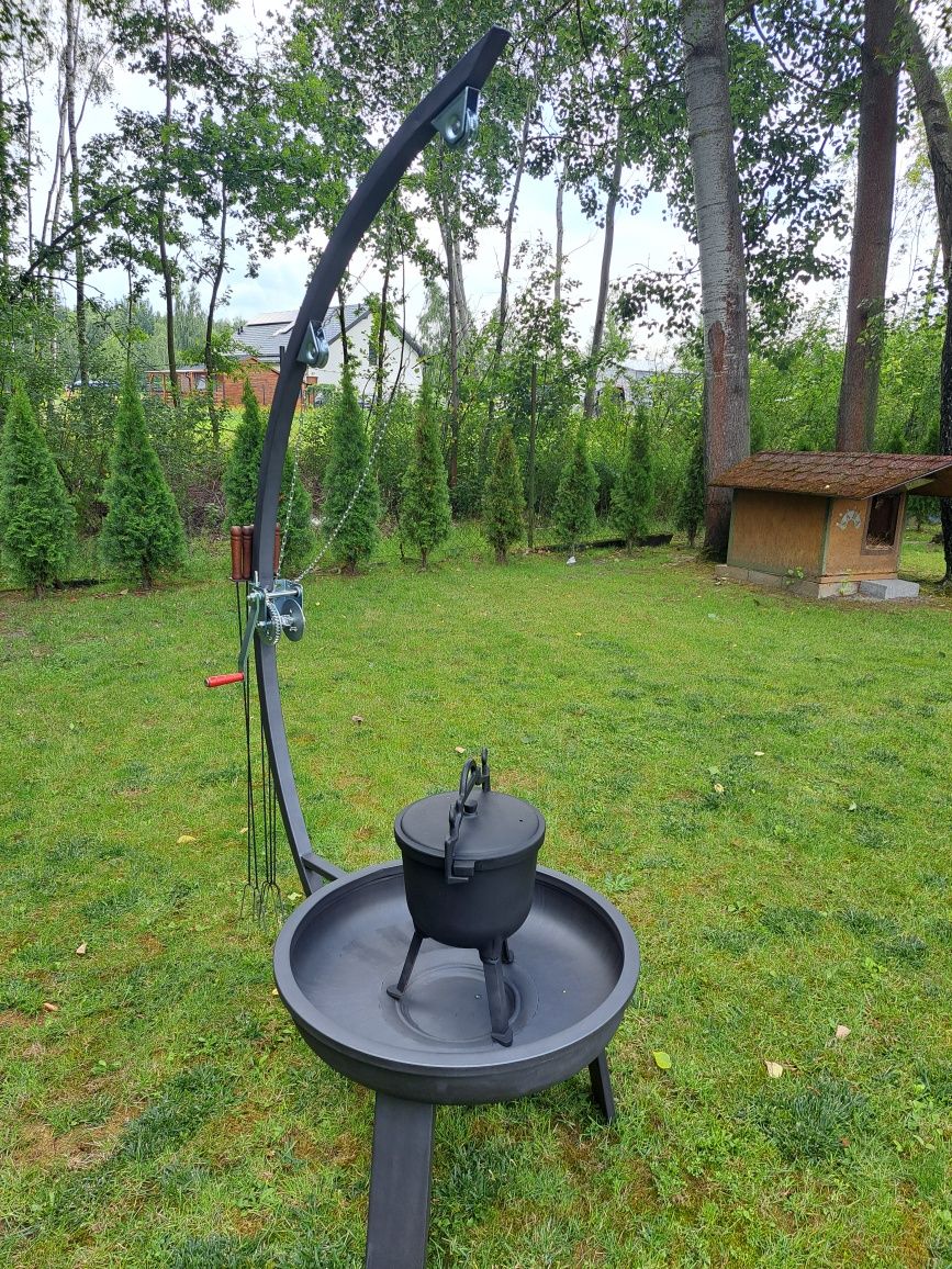 Grill  palenisko ognisko ogrodowe kijki w komplecie