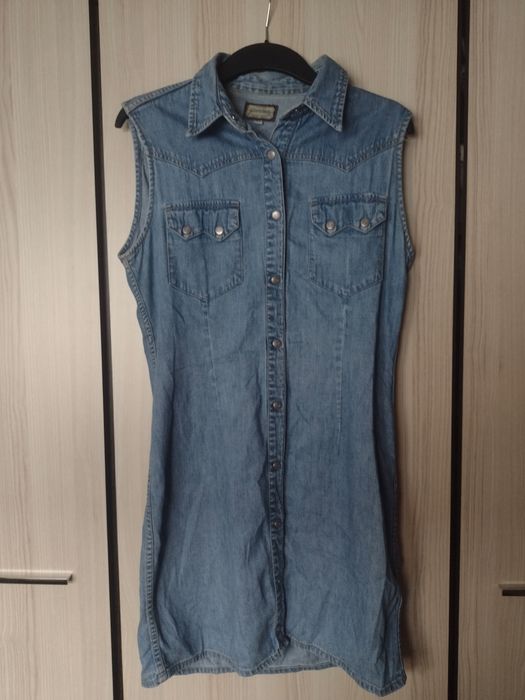 Nowa niebieska jeansowa sukienka rozmiar M