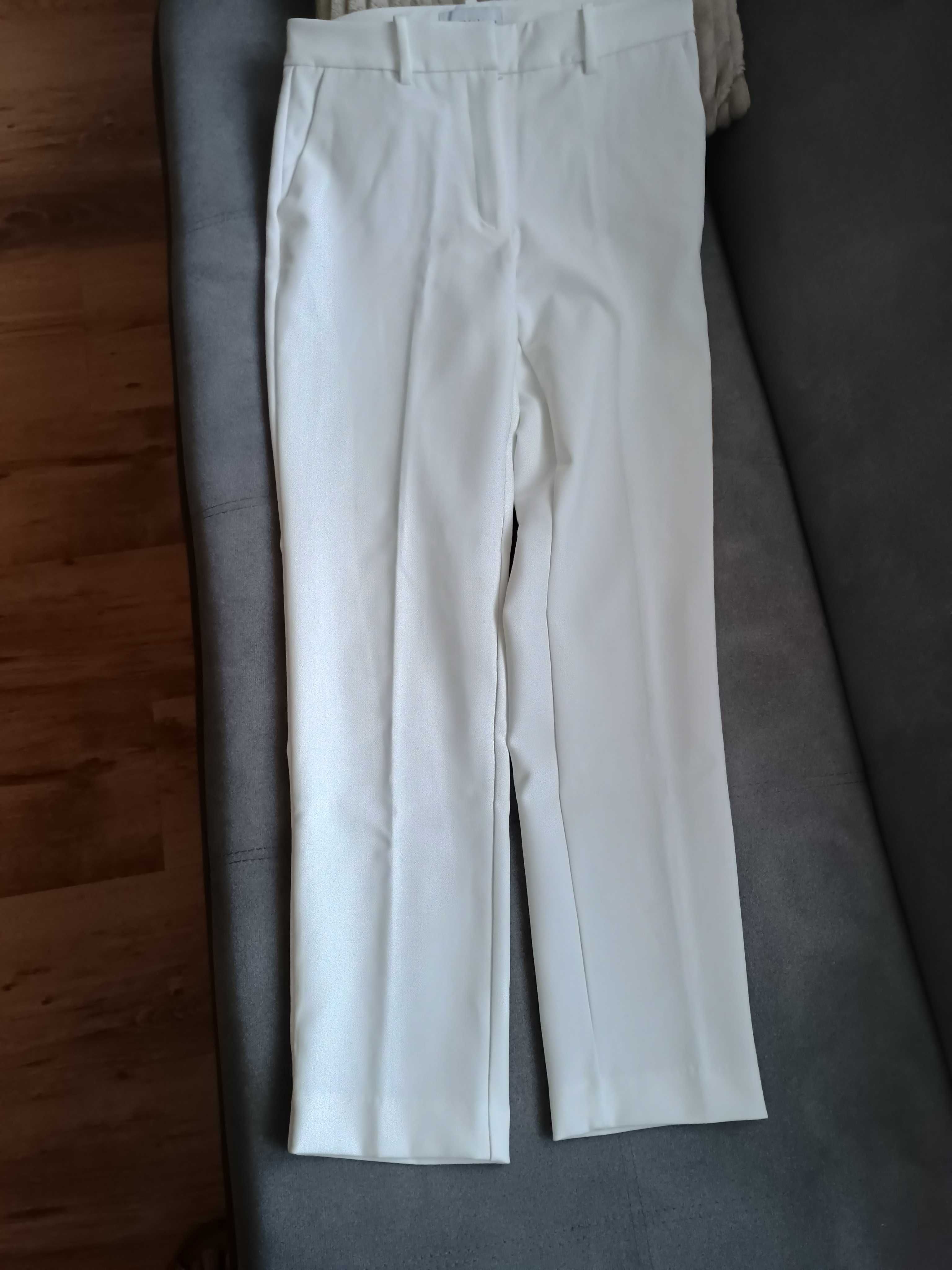 Eleganckie białe spodnie