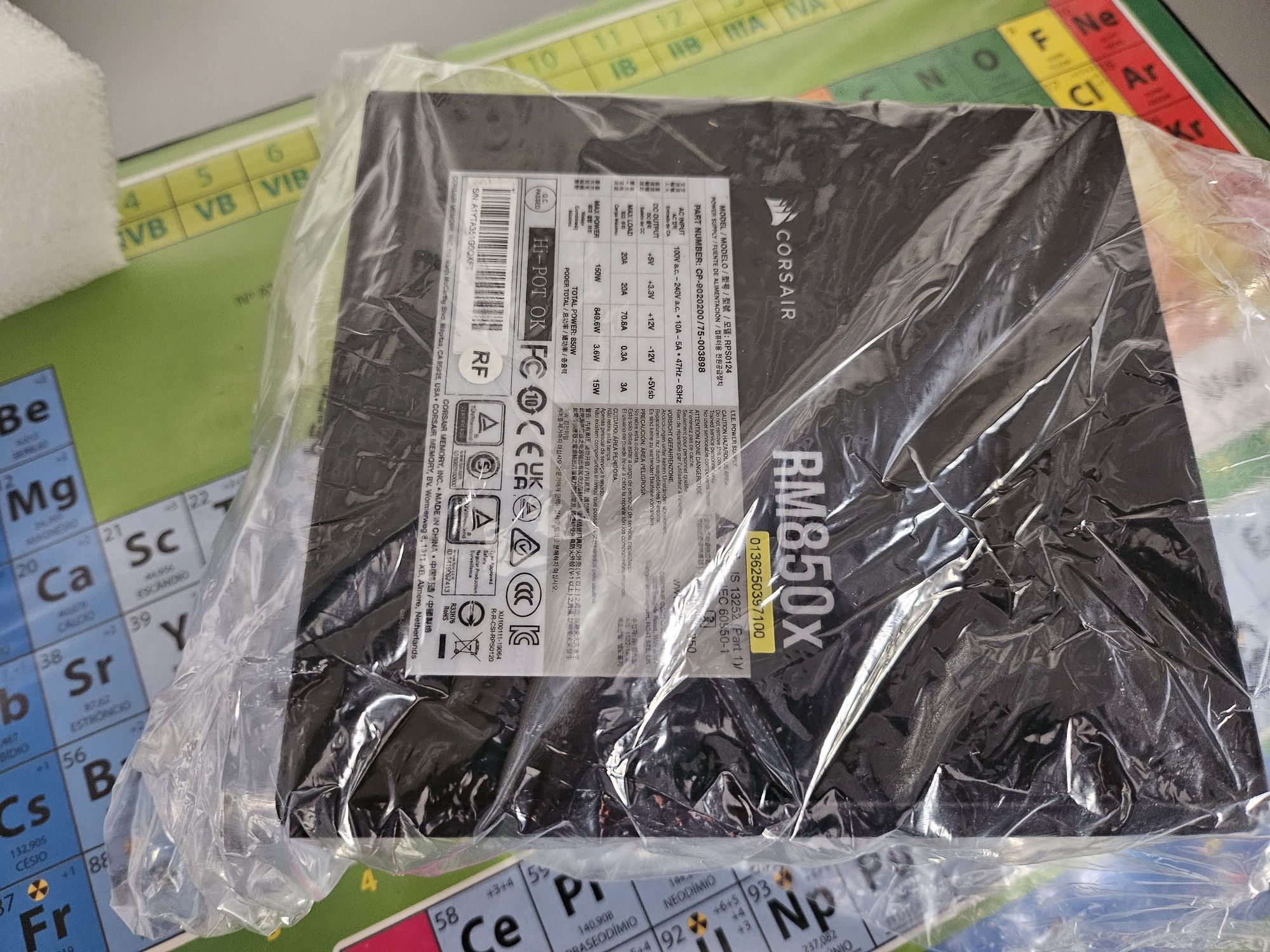 Fonte de Alimentação Corsair RM850x 2021 Fully Modular