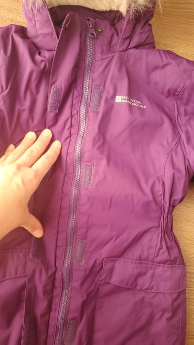 Зимова куртка mountain warehouse 128 см (стан нової)