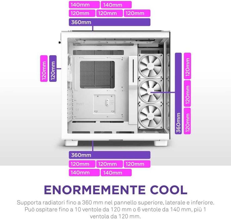 Obudowa gamingowa NZXT H9 Elite CM-H91EW-01