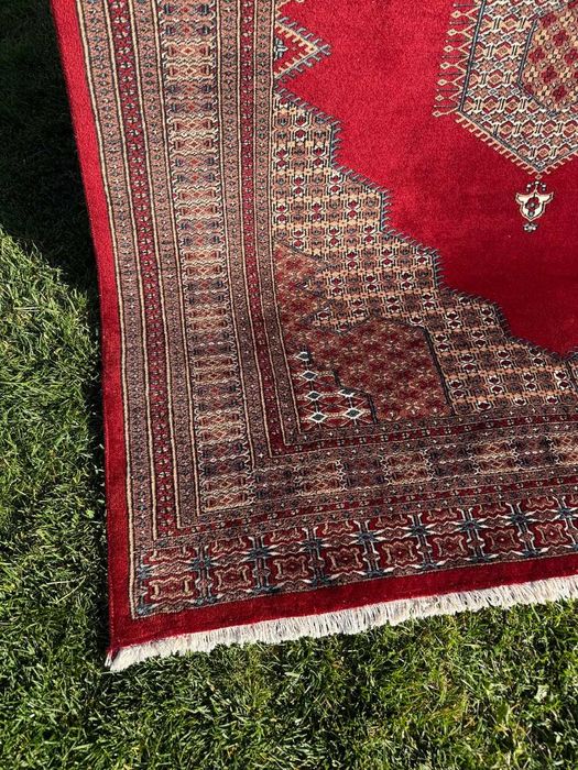 Nowy dywan kaszmirowy Pakistan Buchara ART DECO 280x180 gal. 15 tyś