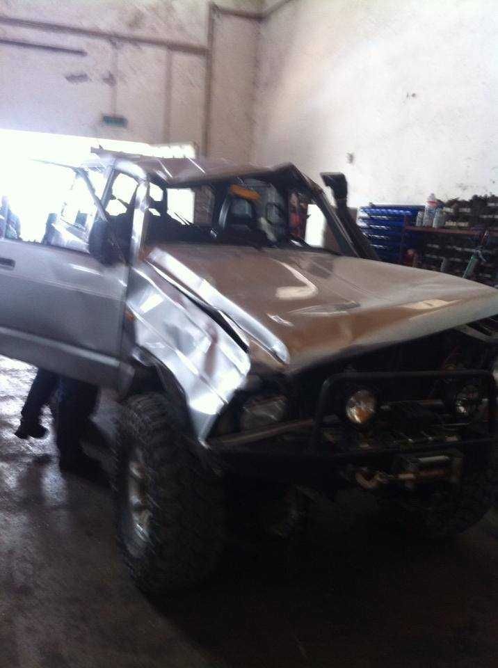 peças patrol acidentado