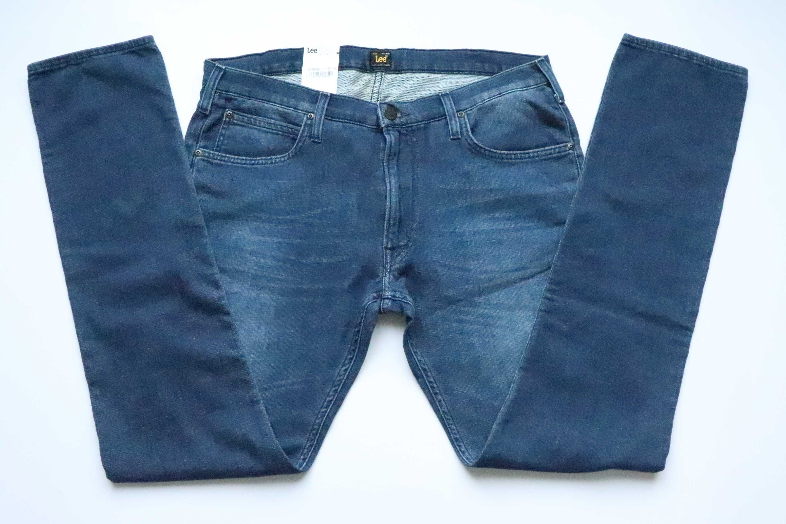 LEE LUKE W36 L34 nowe spodnie męskie jeansy skinny slim fit nowe