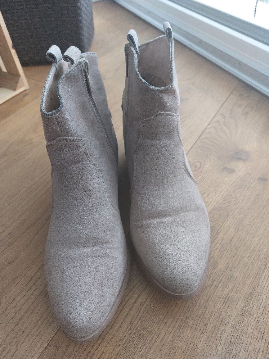 Botki zamszowe roz.40