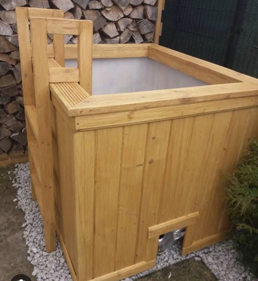 Zbiornik Paletopojemnik Mauzer 1000l Czysty F-Vat na paliwo, wode itp.