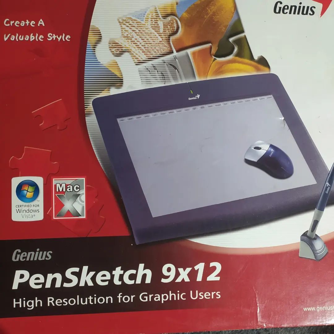Графический проводной планшет Genius PenSketch 9x12