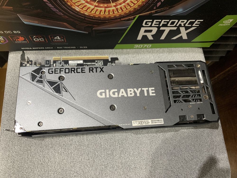 Karta Graficzna Gigabyte GeForce RTX3070 Gaming OC 8gb