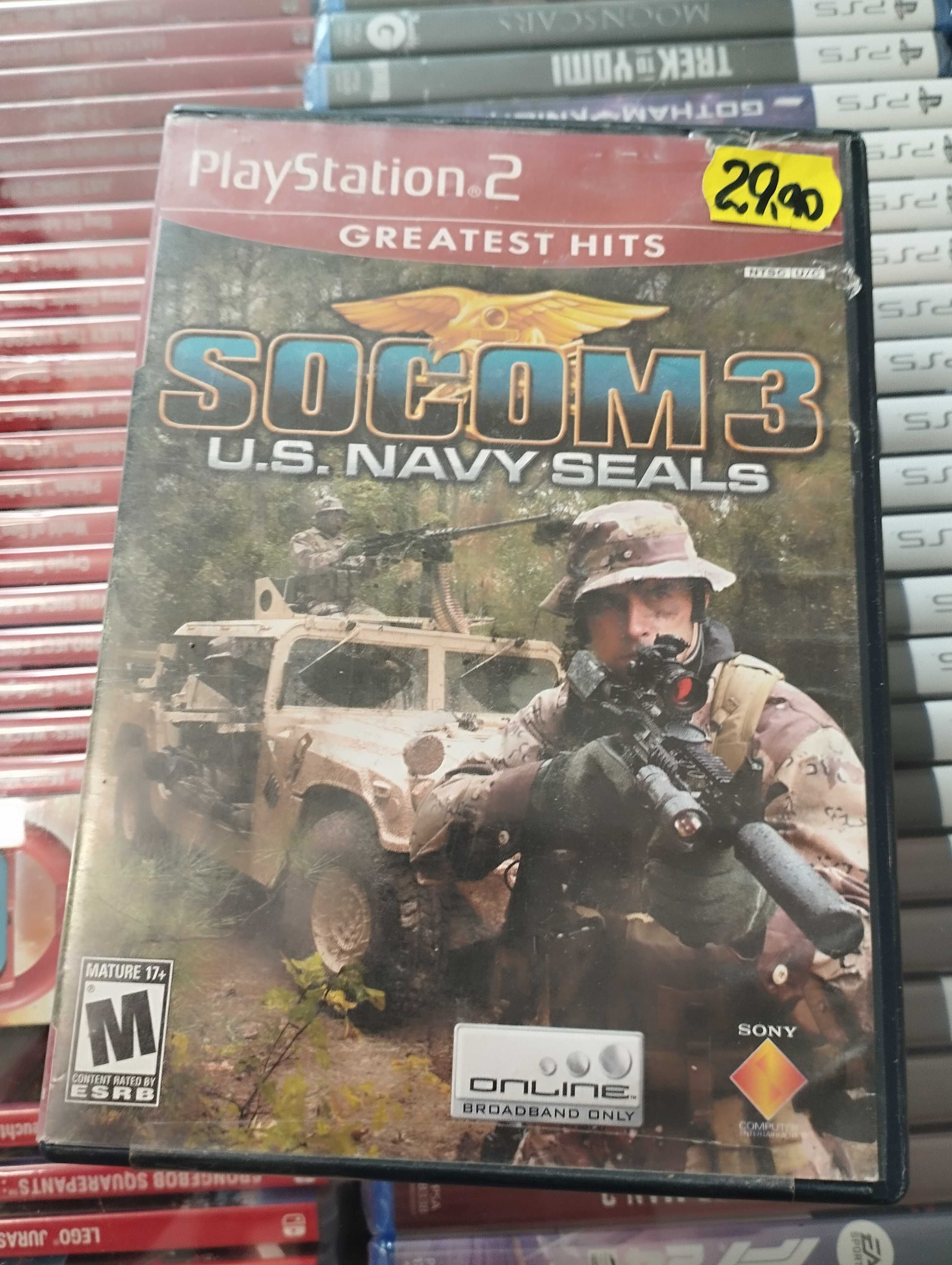 NTSC USA SOCOM 3: U.S. Navy SEALs [PS2] Greatest Hits
