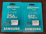 Карта пам'яті micro SD Samsung Evo Select, 256 та 512 Гб