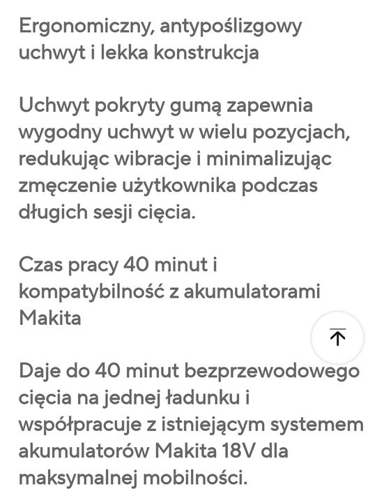 Piła łanicuchowa na bat makita.