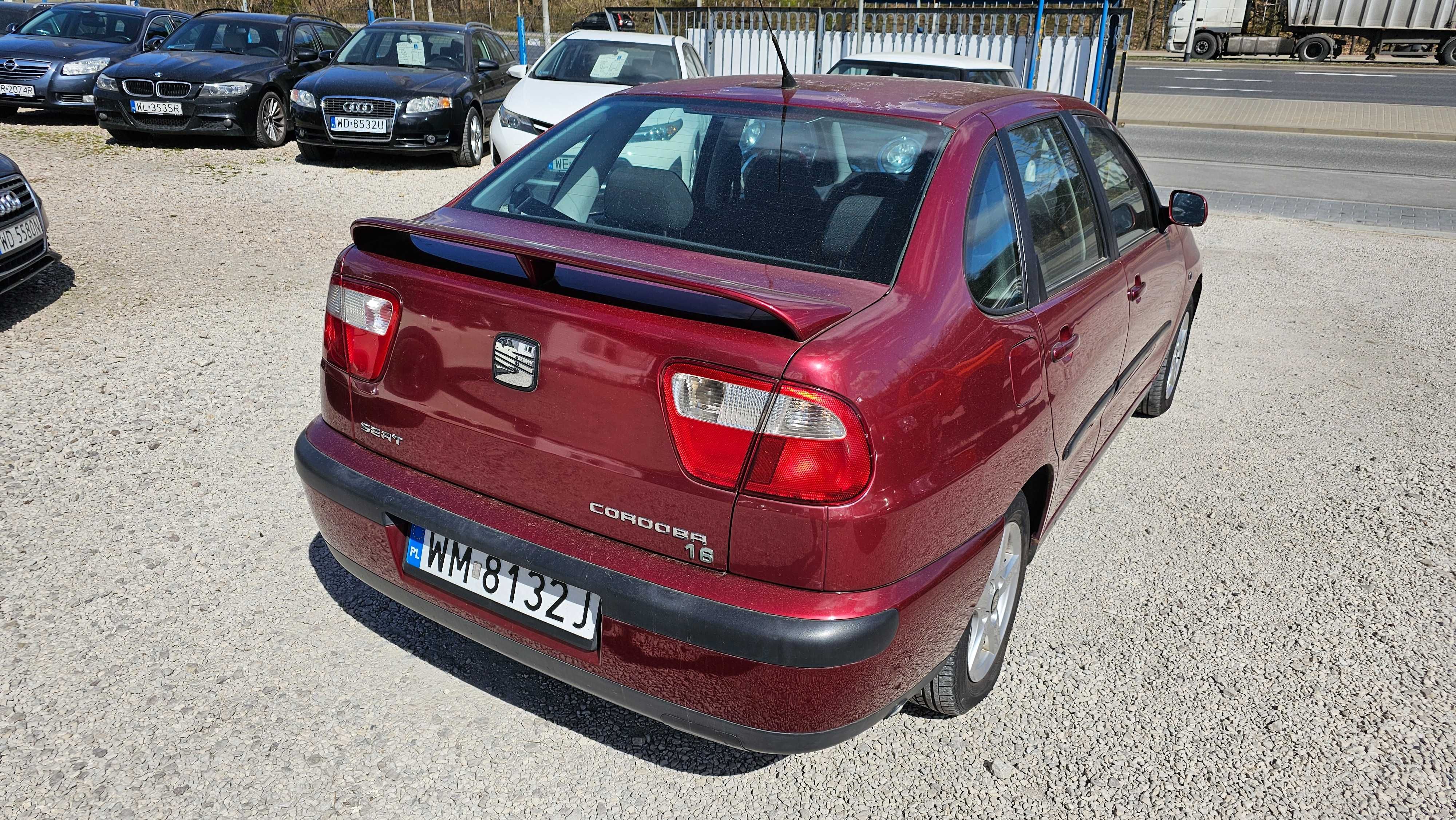 Seat Cordoba 1.6+LPG sekwencja klimatyzacja alufelgi sprawny
