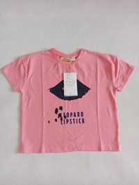 SOFT GALLERY t-shirt dziecięcy bawełna rozmiar 104 różowy