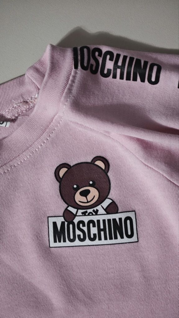 Moschino toy bluza dziecięca bawełniana niemowlęca 80 cm