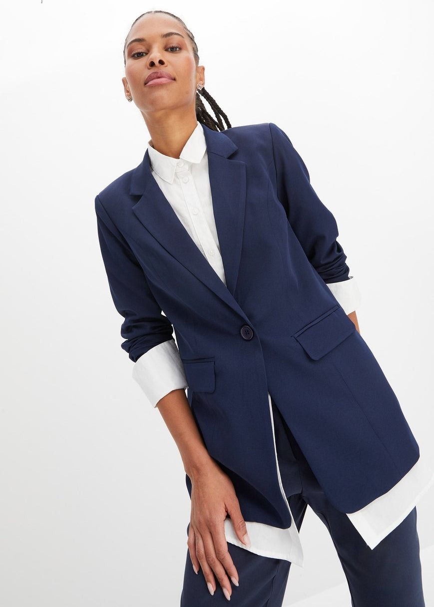 B.P.C żakiet damski granatowy oversize 40.
