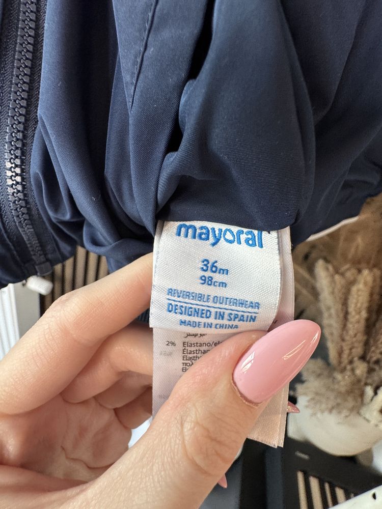 Dwustronna kurtka wiatrówka mayoral 9&