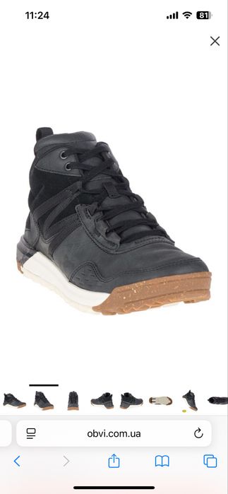 Чоловічі черевики нові 45 р Merrell Indeway Mid j97641 Оригінал