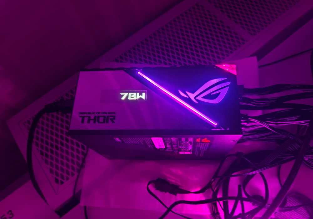 Блок Питания Asus ROG Thor 1000W 80 Plus Platinum II (90YE00L1-B0NA00)