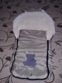 Теплый детский конверт спальный мешок