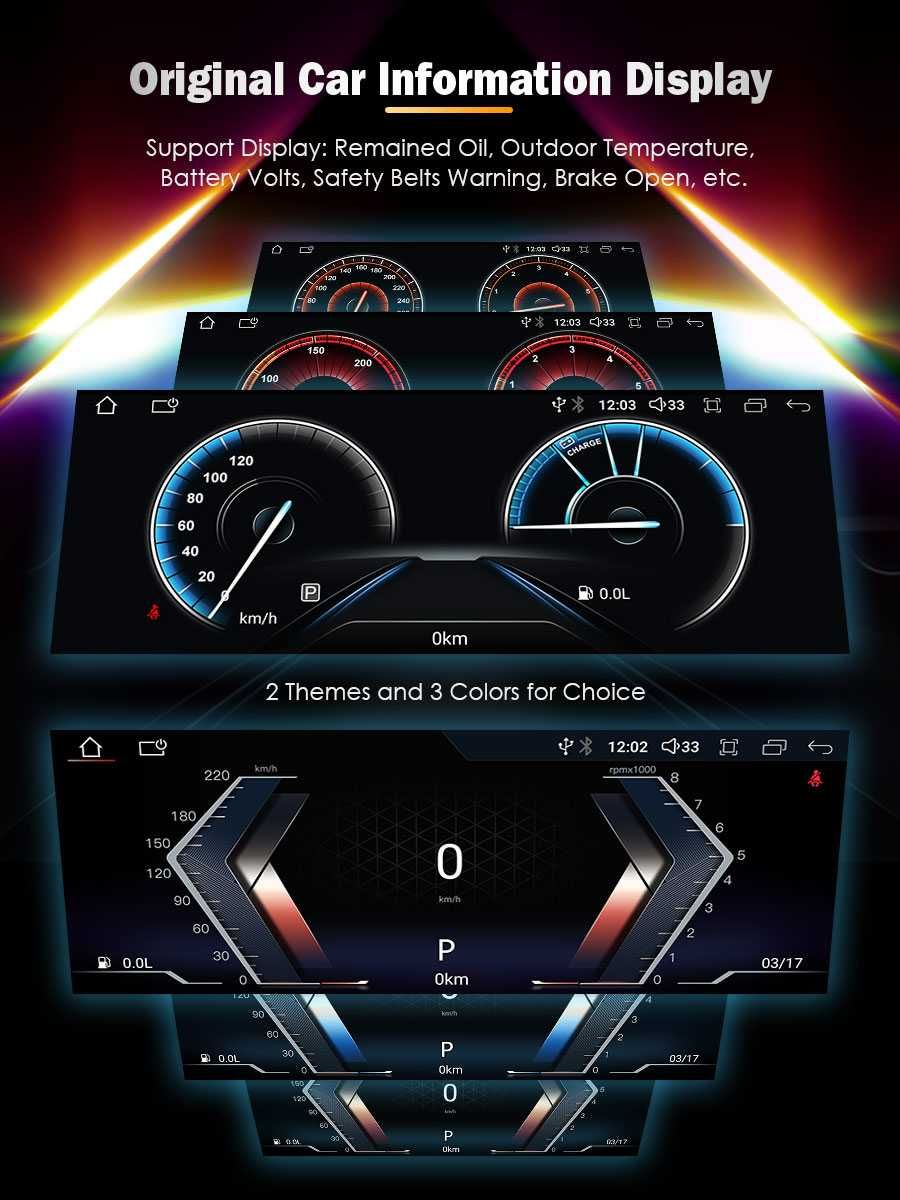 Auto-rádio 10.25" Android 14 BMW X1 F48 2016 a 2017