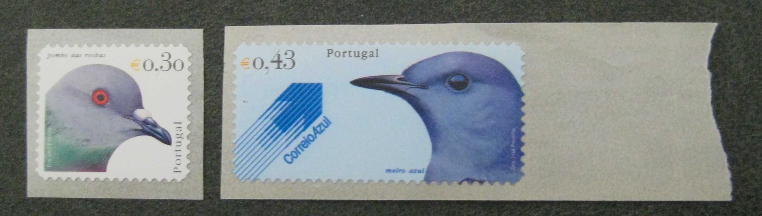 Séries Autoadesivas Caixa 2939/2940 - Aves Portugal (4º grupo)