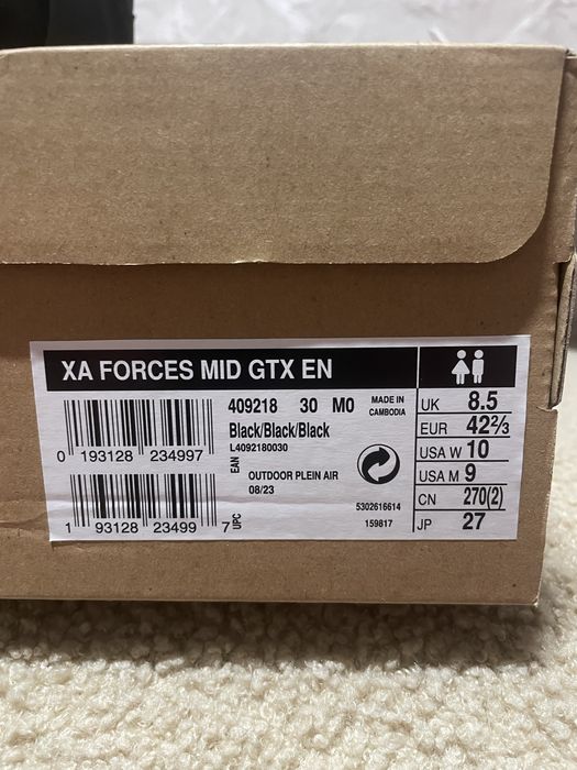 Черевики Salomon XA Forces MID GTX EN Black