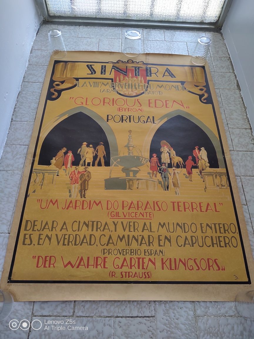 Cartaz de Sintra.(antigo e raro)