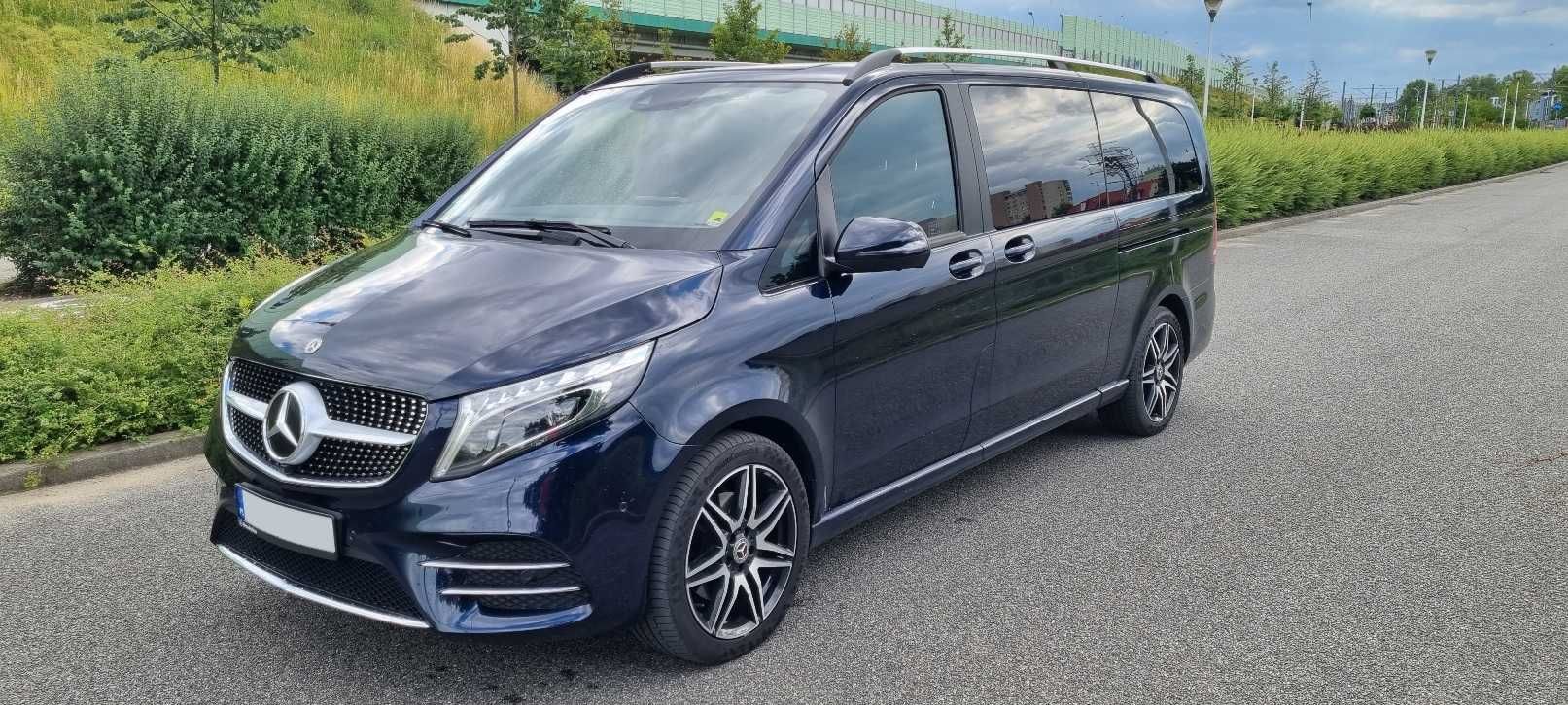 Wynajem busów osobowych 6, 7 os Mercedes V-Klasa 4matic 240KM + stolik