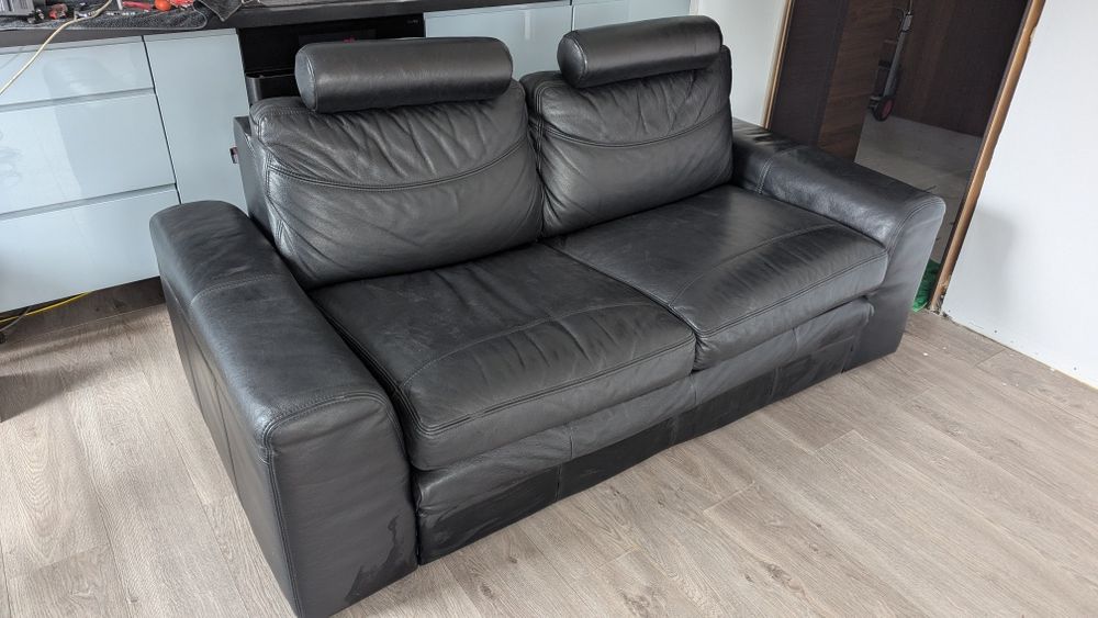 Sofa, kanapa Helvetia skórzana skóra wypoczynek łóżko