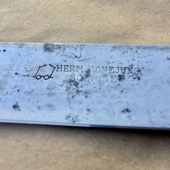 Антикварный немецкий нож повара ХIX век