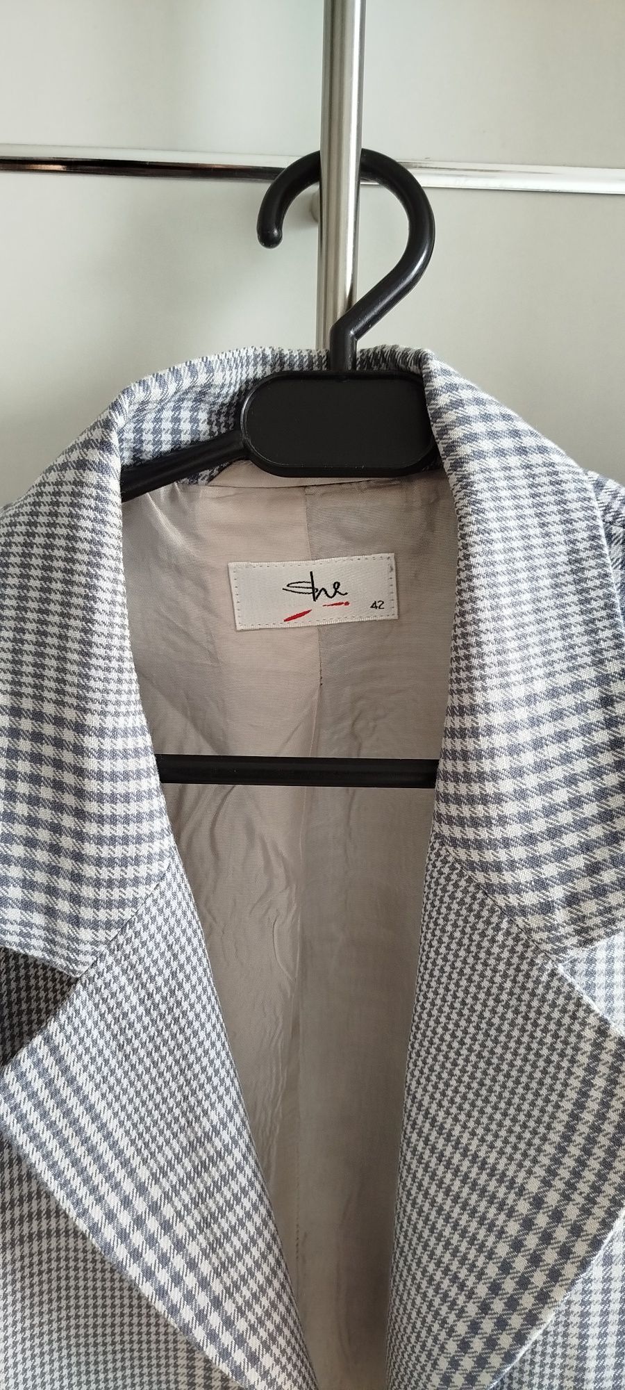 Marynarka r.M/L krata szara