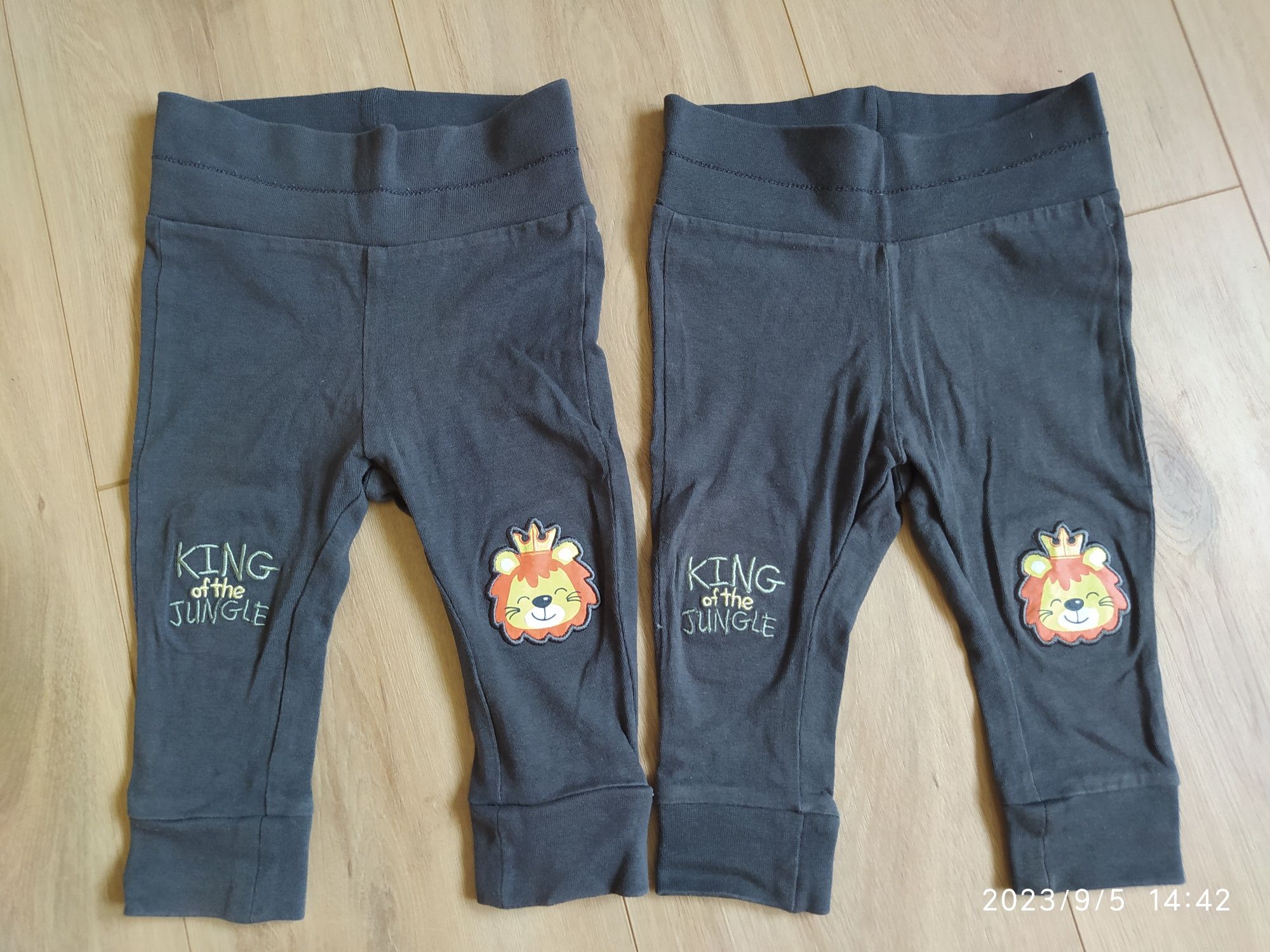2 x Komplet body i spodnie dla bliźniaków r.68