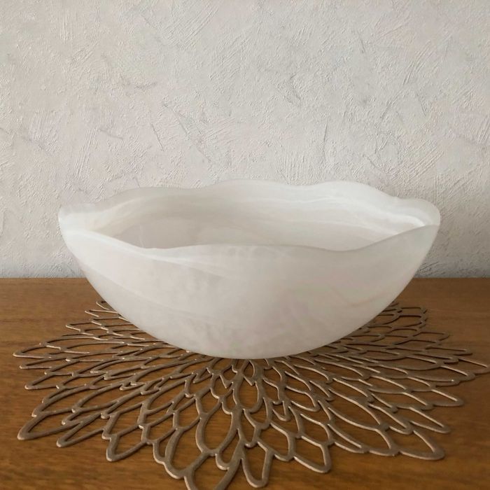 Плафон  белый 30 см. стекло СССР люстра бра светильник