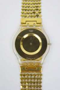 Relógio Swatch Skin Dourado