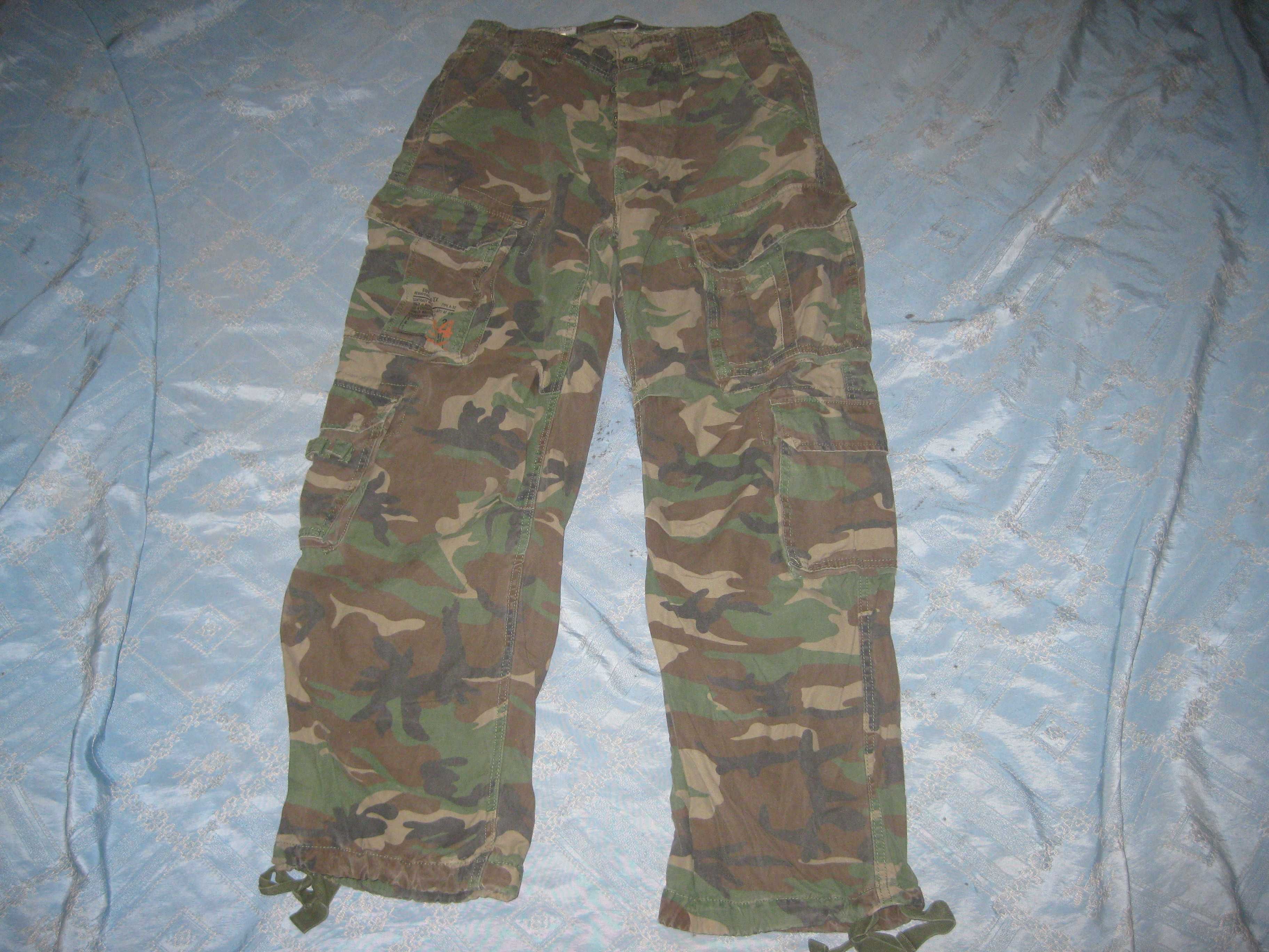 Spodnie woodland militarne PURA TRASH 180-184 / 86-90