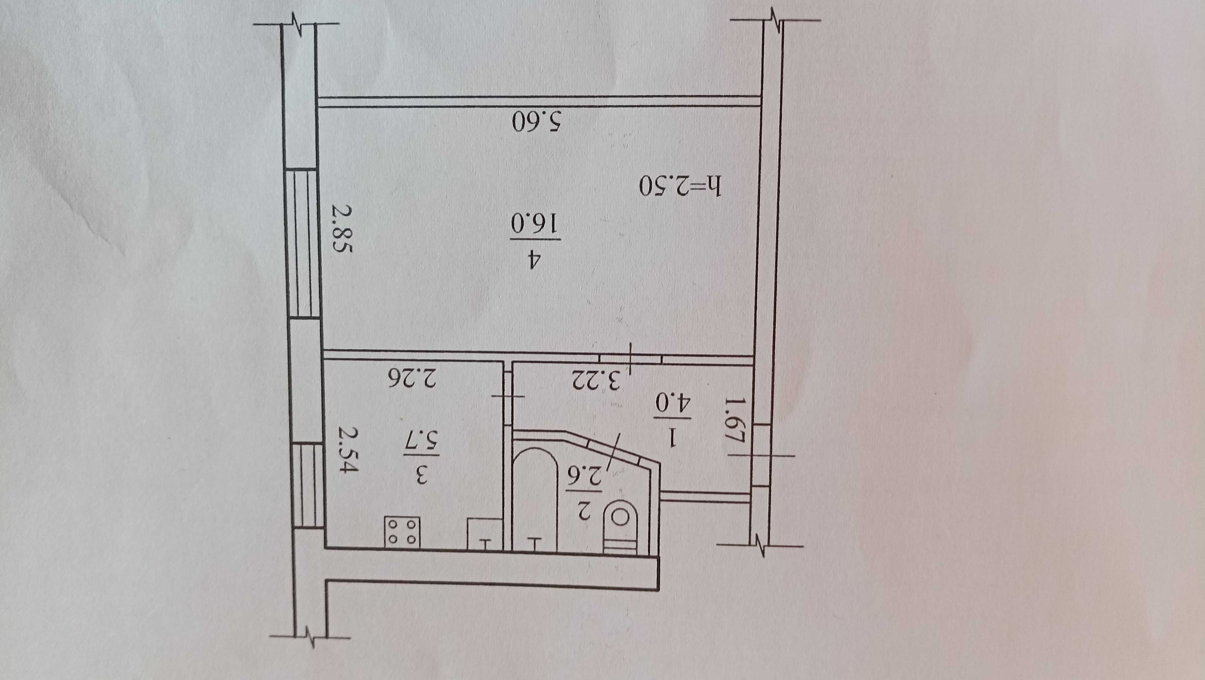 1 к квартира м. Дніпро Центральний район пр.Поля реально продам