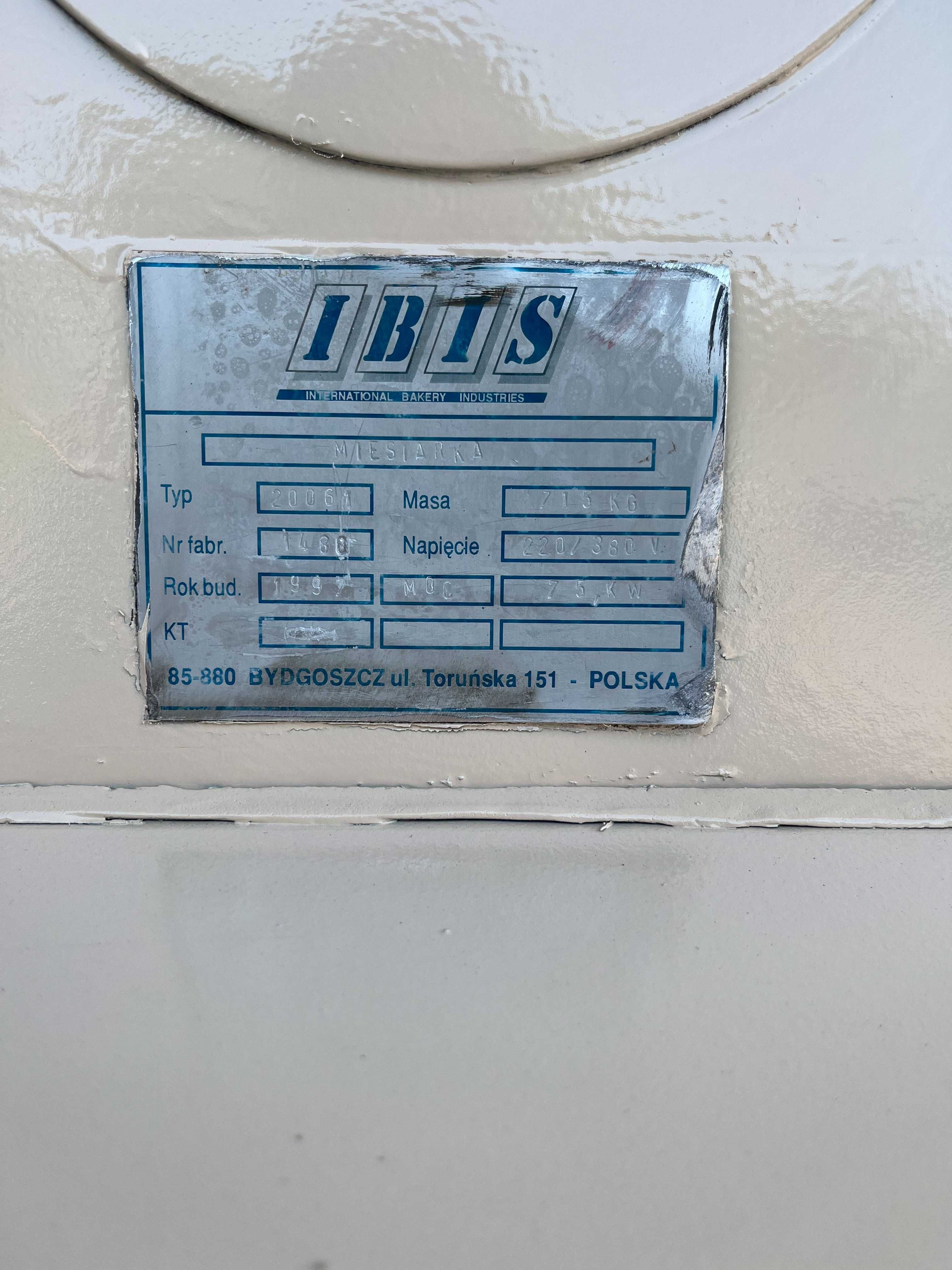 Тістомісильна машина  IBIS  з відкатними діжами на 330л