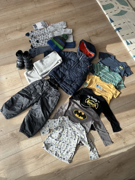 Kurtka zimowa 98 H&M paka ubrań