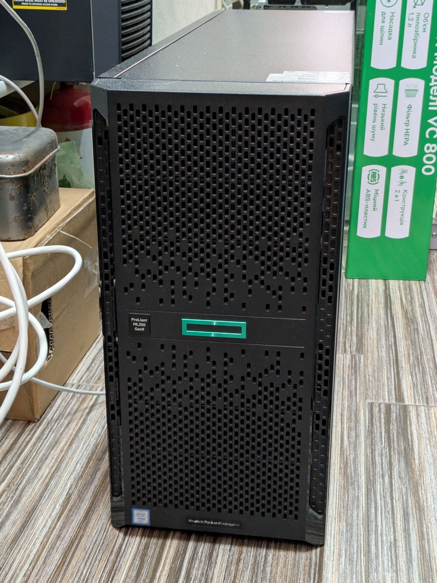Сервер HP ML350 gen9 ddr4 2 xeon e5 2660v3 32gb 4 x gtx 1070  AI