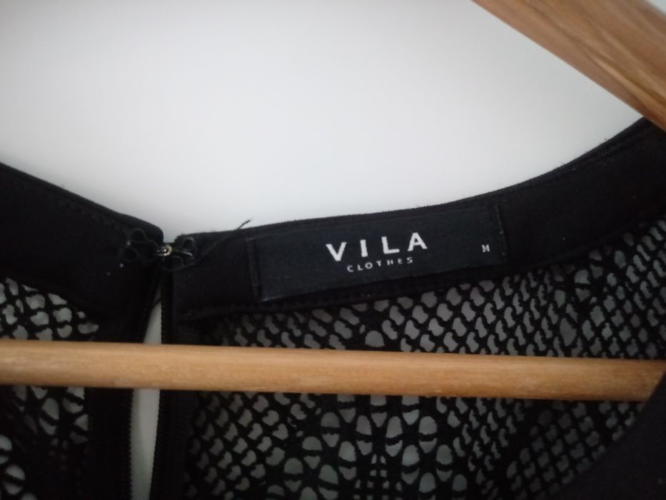 Czarna sukienka Vila rozmiar M