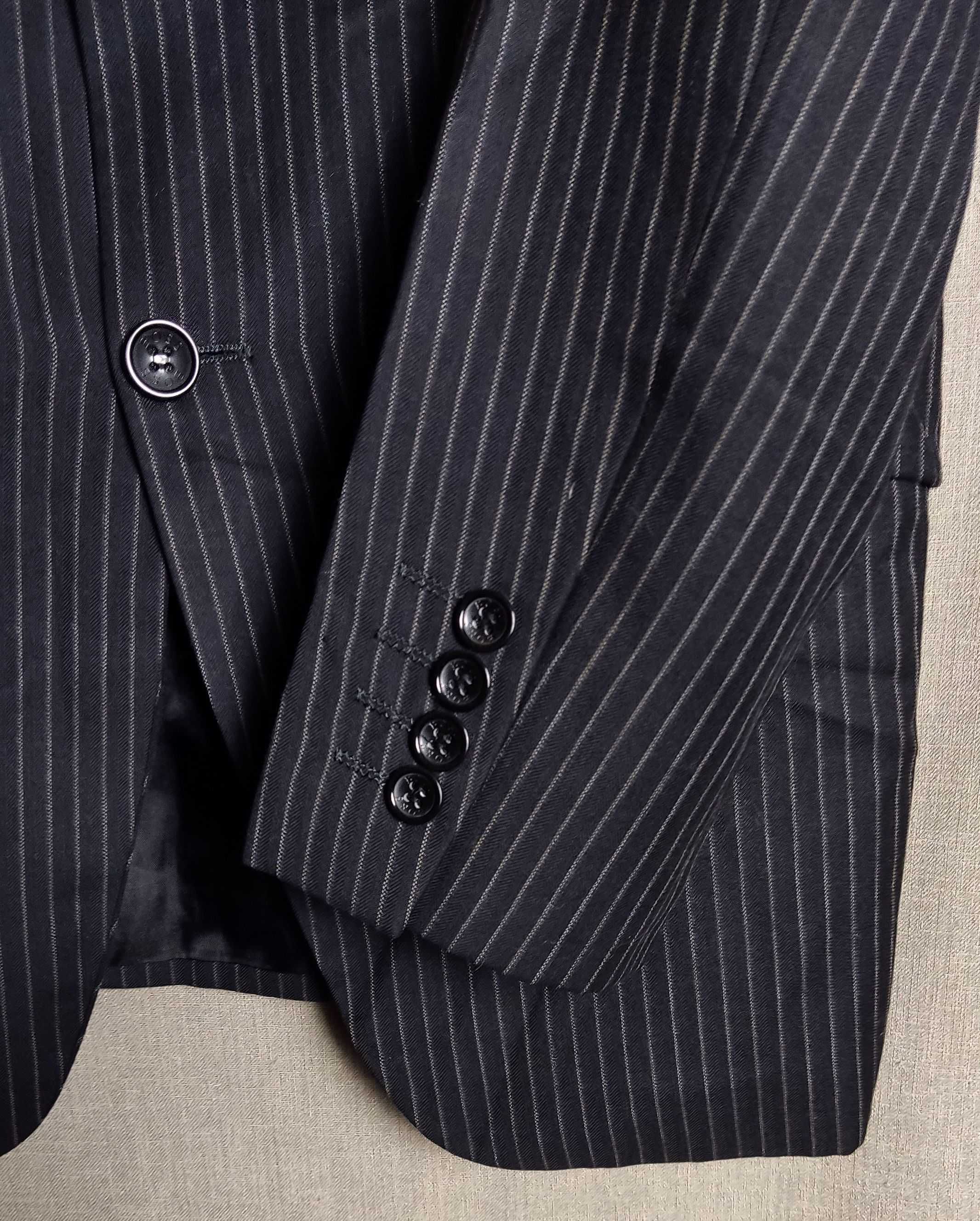 Hugo Boss marynarka w paski męska r. 48