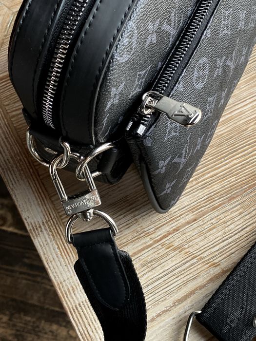Чоловіча сумка Louis Vuitton мужская сумка барсетка трио 3в1 клатч