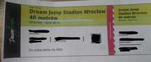 Voucher na skok ze stadionu Wrocław - Dream Jump Stadion Wrocław 40 me