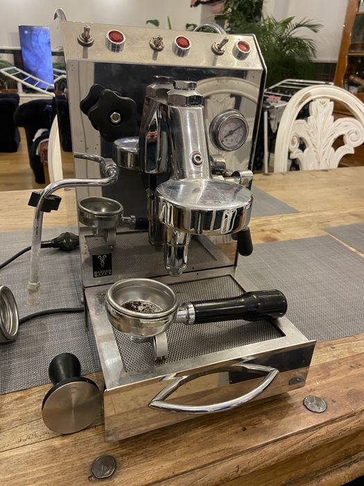 Profesjonalny ekspres do kawy ciśnieniowy korbowy