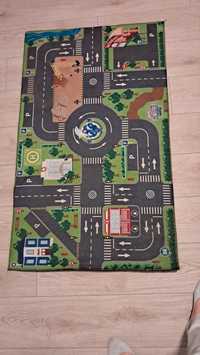 Interaktywny dywan dla dzieci miasteczko drogowe